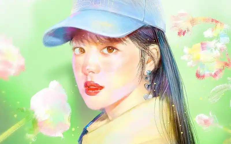 厚涂过程崔雪莉画一个美丽雪莉mm