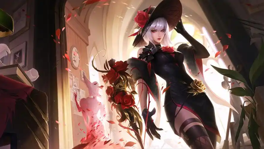 王者荣耀 玫瑰异探 镜高清桌面壁纸