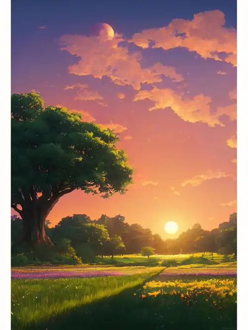 超爱的动漫风景背景壁纸