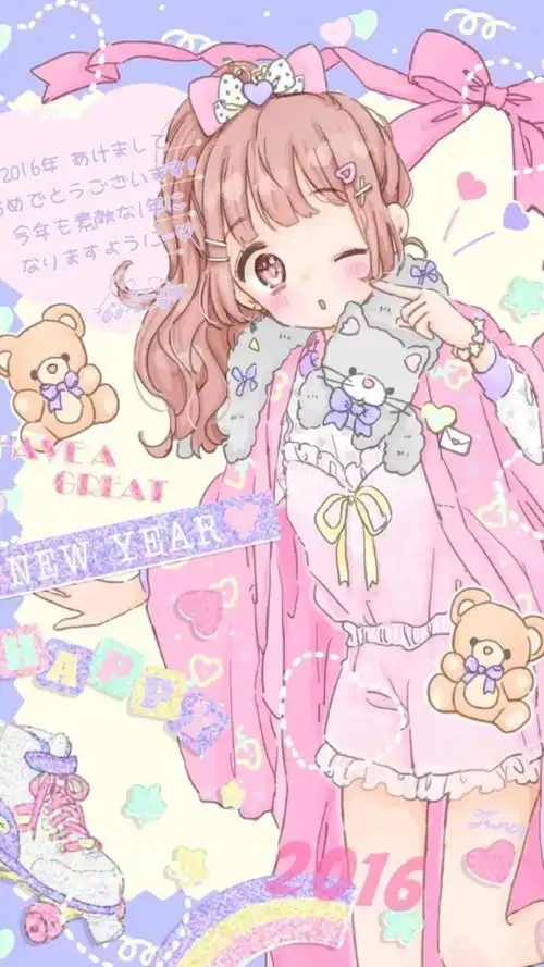 可爱少女系动漫萌妹纸,高清图片,手机锁屏桌面-壁纸族