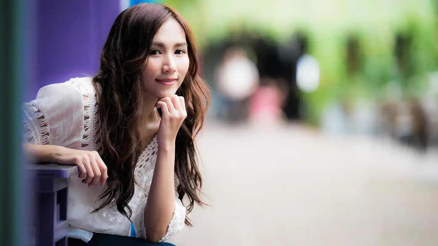 清新治愈系美女高清桌面壁纸高清大图预览1920x1080_美女壁纸下载_美