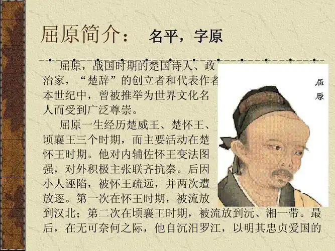 屈原简介:ppt