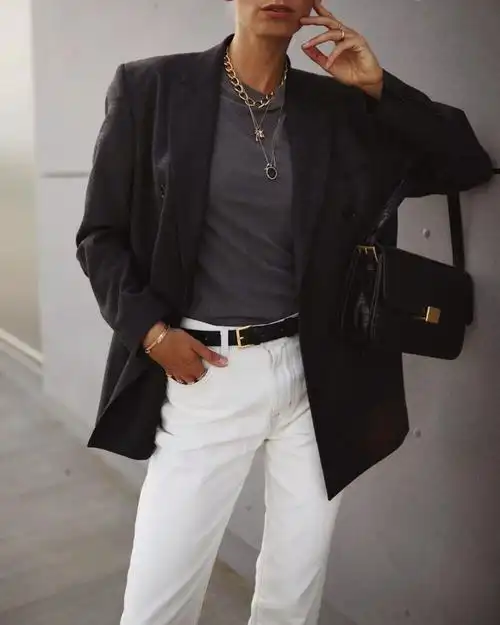 街拍欧美博主时尚ins