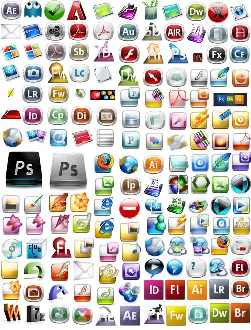 常用软件图标大全_立体的软件图标素材psd下载-久久资源网