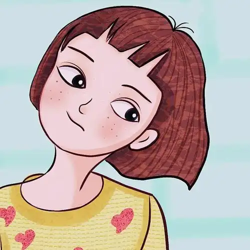 歪头的小萝莉|插画|创作习作|wen6354059 - 原创作品 - 站酷 (zcool)