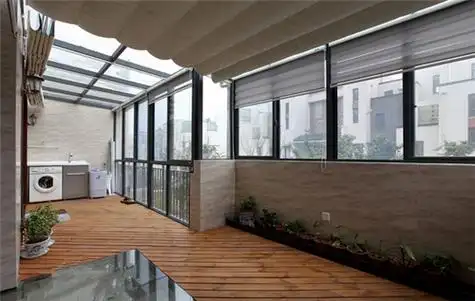 阳台水池装修效果图不到4平的小阳台美丽与实用并存