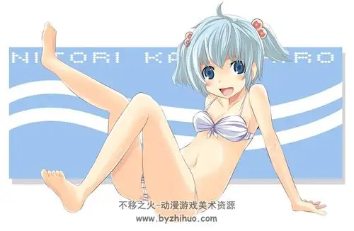 美美哒泳装少女 东方水着 (东方project) 分享包 74p