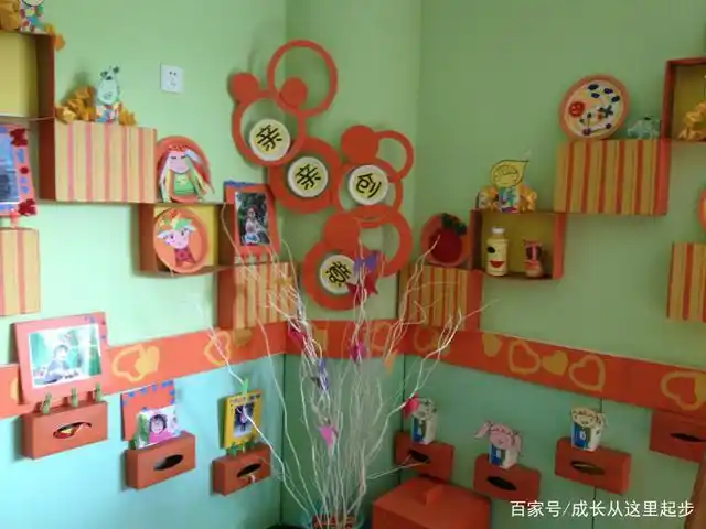 幼儿园区角活动之美工区