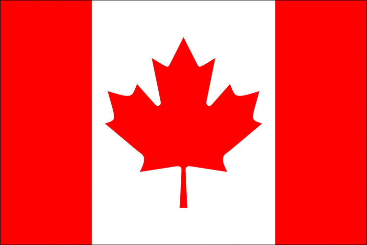 加拿大的国旗是什么样的(要图)急急急急急急急急急急.