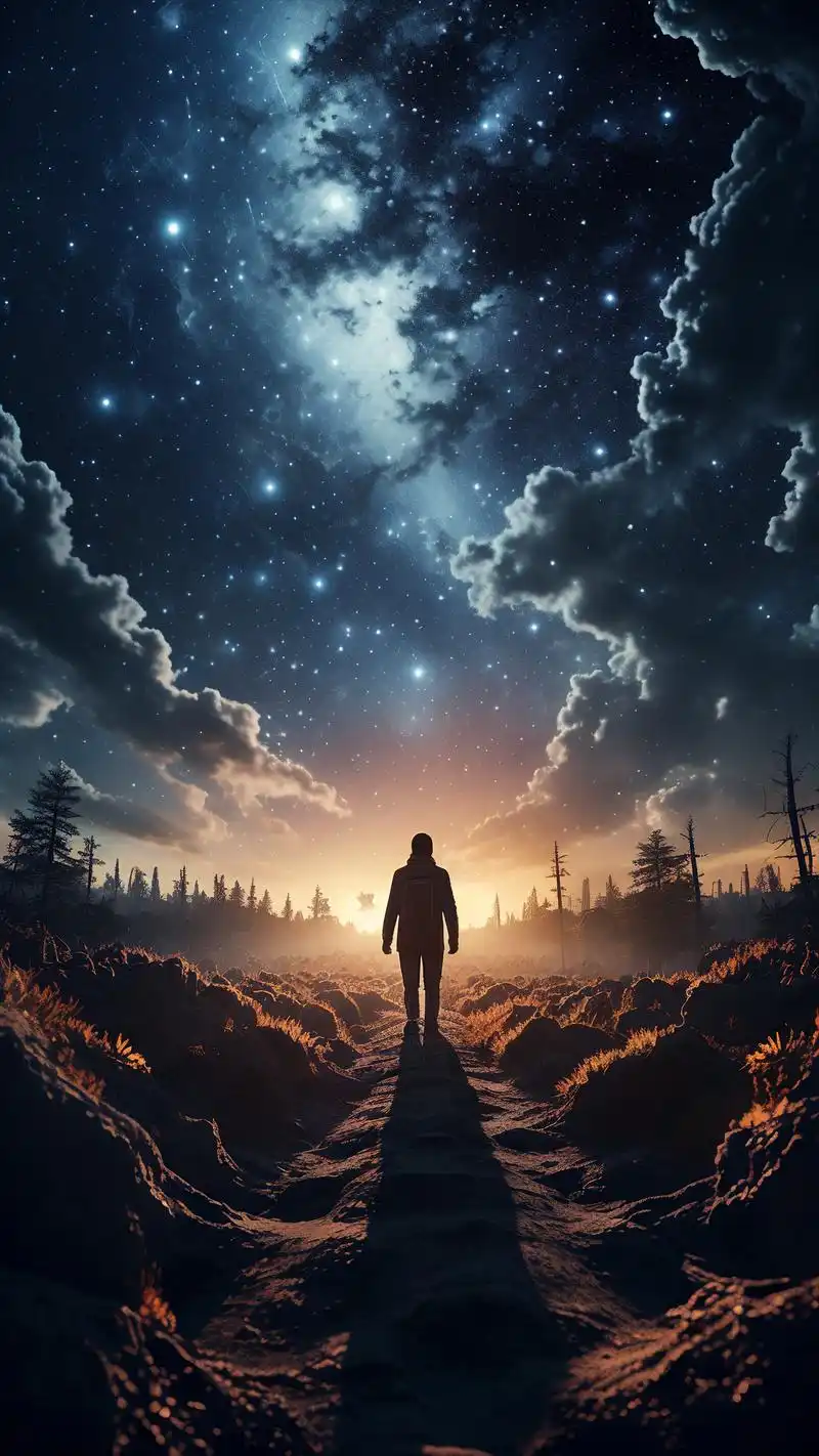 90孤独星空,夜晚的伤感壁纸92