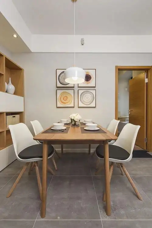 北欧二居之家餐厅布置图