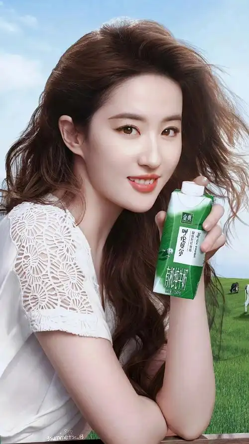 金典satine这次的代言人选得是深得我心,刘亦菲在广告里的样子,啥动