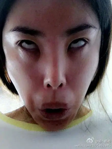 微博扮丑大赛高清图集 白富美瞬间变丑女(图)