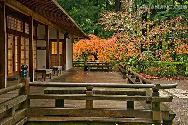 日式庭园图片_全景网