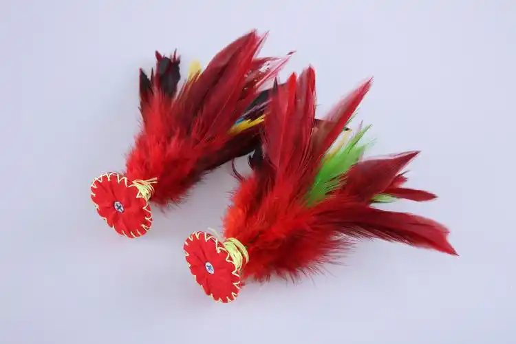 鸡毛毽子批发 手工缝制手工艺品健身用品 怀旧物品diy手工毽