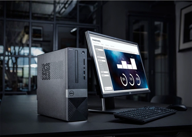 戴尔(dell)成就3470高性能商用办公台式电脑整机(八代i3-8100 4g 1t