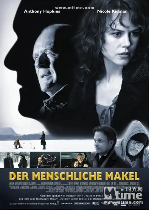 人性污点/the human stain(2003) 电影图片 海报(德国) 大图 998x1400