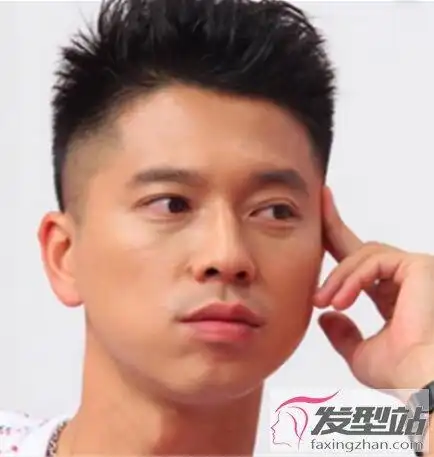 男士剃鬓角短发 酷炫清爽帅气爆表_发型站_最新流行发型设计发型图片