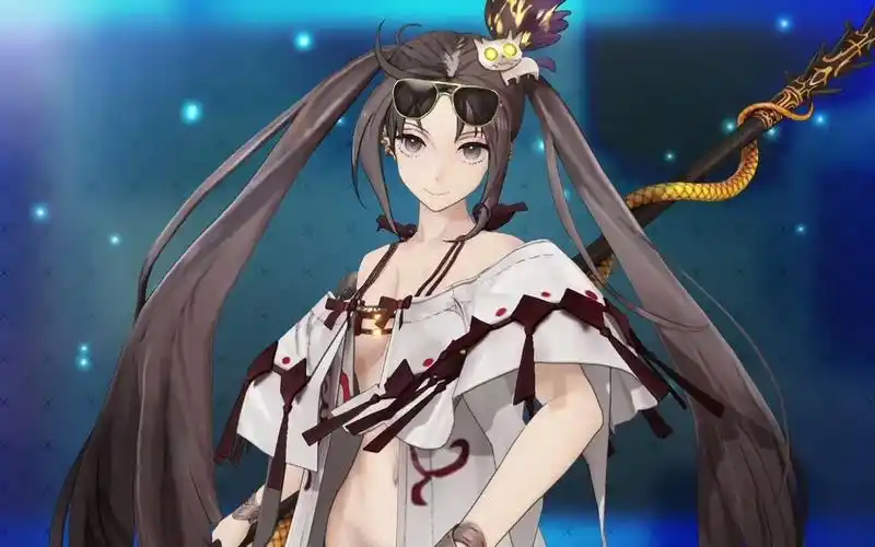 『fgo街机』虞美人[泳装] 从者介绍动画