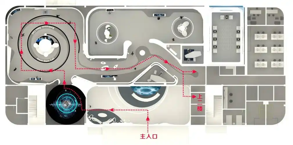 空间设计:整体展示空间规划.