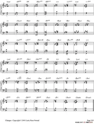changes(爵士乐和弦教材)(p101-125)(1)_changes(爵士乐和弦教材)