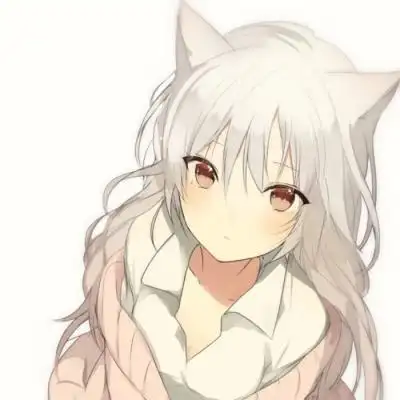 二次元猫耳少女头像 猫耳动漫头像女可爱萌漂亮