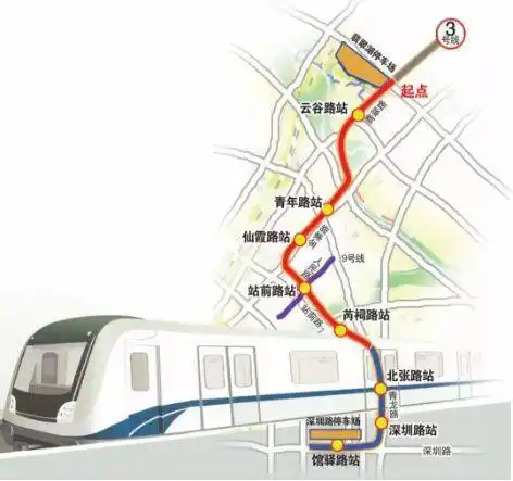 2020年合肥地铁2号线3号线延长线开工建设