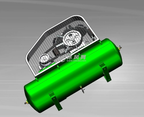空压泵三维模型设计