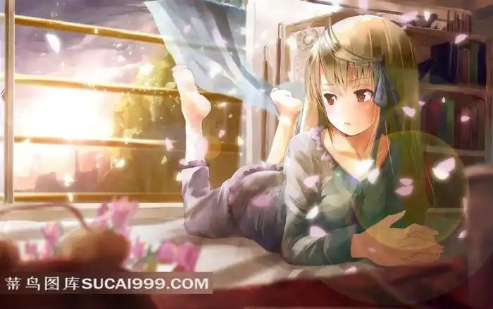 精彩唯美动漫少女合集桌面壁纸 - 菜鸟图库