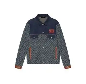 古驰牛仔外套 码数齐全经典满印花logo