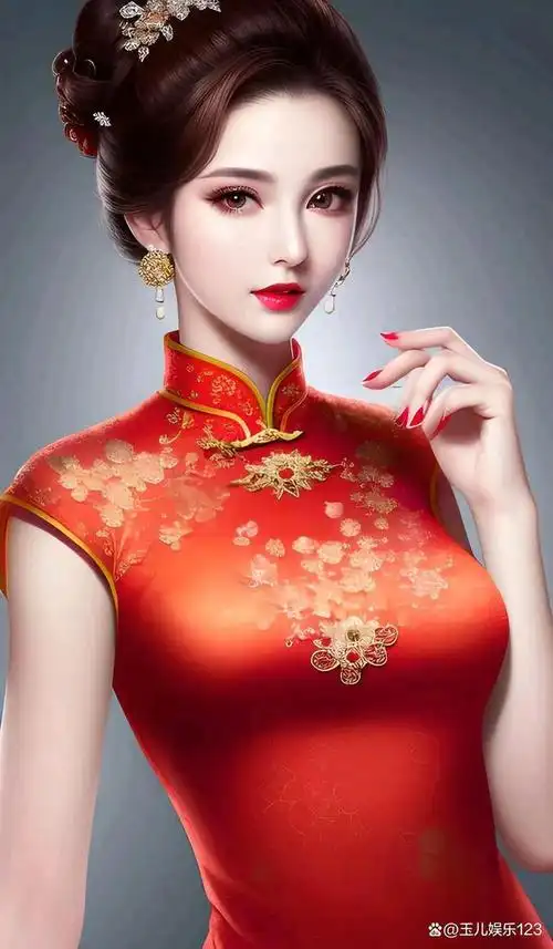 古装旗袍气质优雅甜美可爱的小姐姐