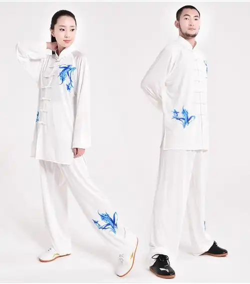 太极服女秋冬青花瓷太极拳服装男夏季中老年武术练功表演服武印象