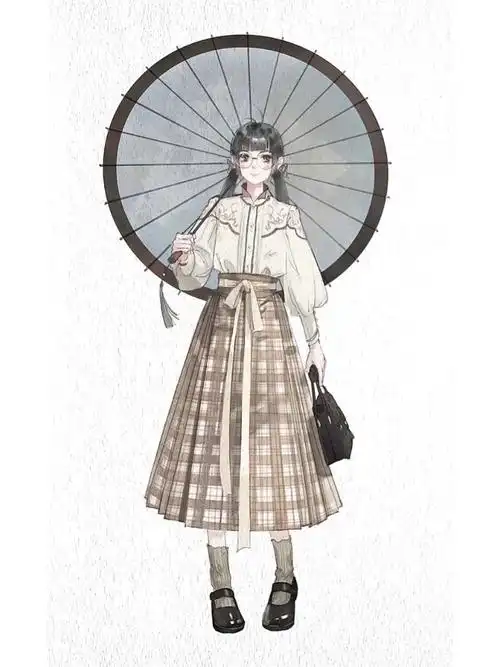 汉元素国风校服设计三好生