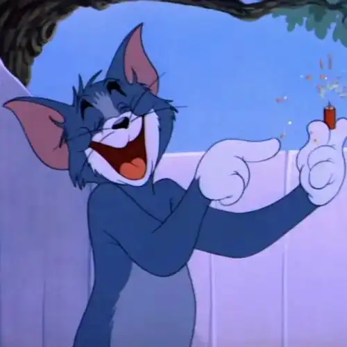 微信头像 | 有趣搞怪猫和老鼠情头