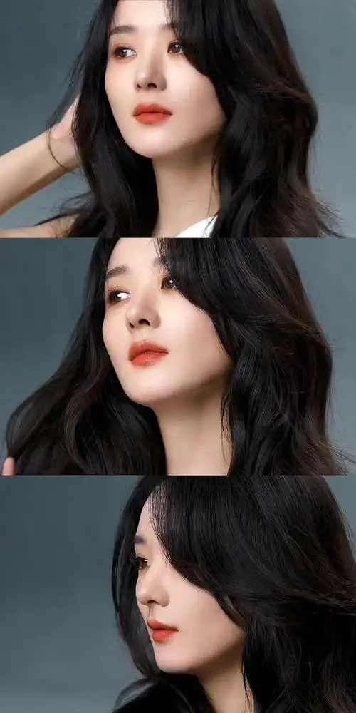 好一头秀发,复古又飒爽,气场超强!又是被@赵丽颖硬控的一天!