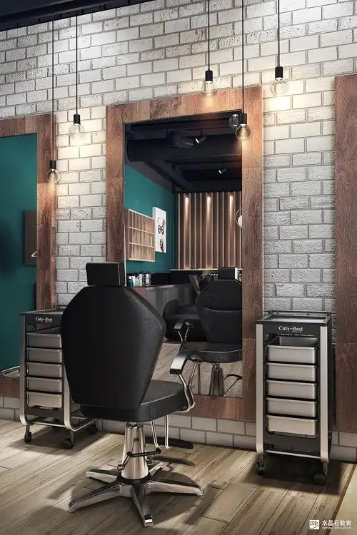 商业空间室内渲染-理发店