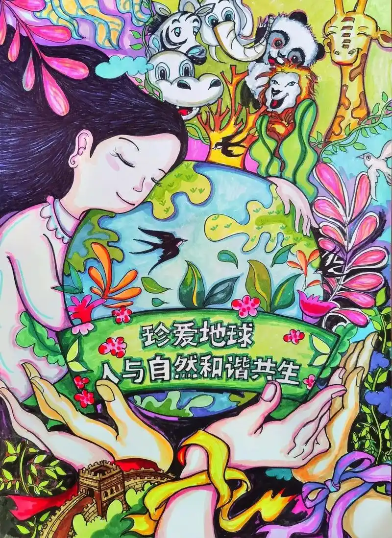 67世界地球日儿童画公益大赛结果出炉