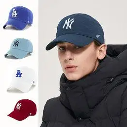 【张艺兴同款】mlb 美国职业棒球联盟 男女棒球帽ny洋基队可调节