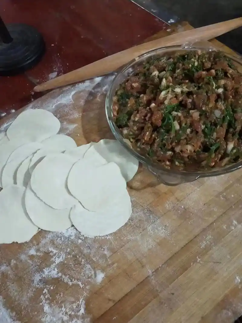 野菜馅饺子09090909#野菜水饺的做法 #河南dou知道 - 抖音