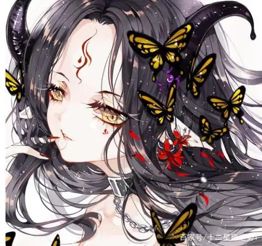 狮子座的漫画头像少女射手座动漫头像