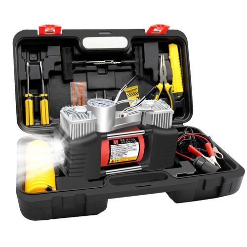 巨木 车载充气泵双缸高压电动加气泵货车冲气泵轮胎便携式12v大功率