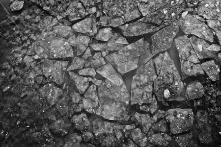 冰裂纹的纹理照片