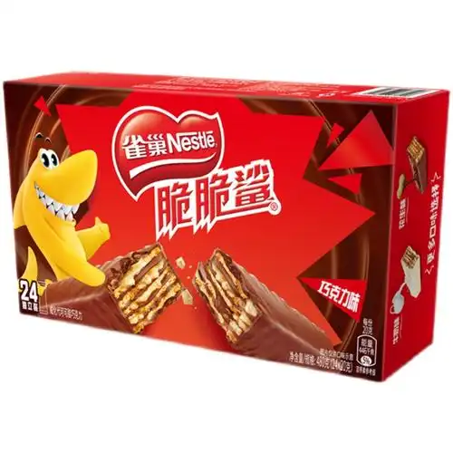 雀巢脆脆32条巧克力威化饼干小包包装散装整箱威化饼干