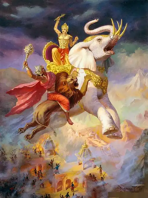 印度教众神系列:天帝因陀罗(indra)