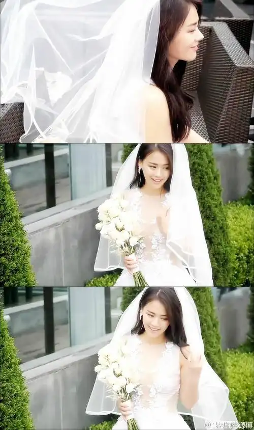 关于马思纯的婚纱