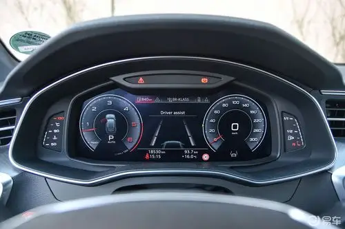 【奥迪a62019款奥迪a6 avant 50 tdi quattro 海外版仪表盘汽车图片
