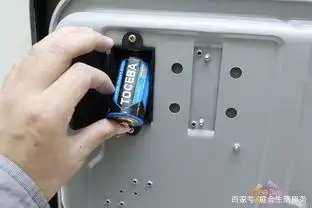 燃气灶电池怎么换?