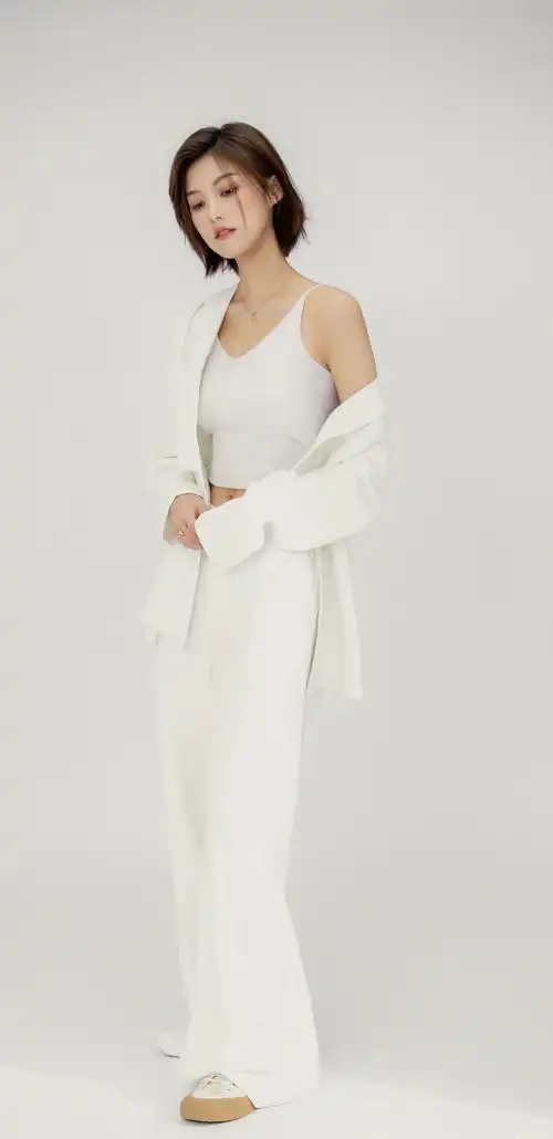 抖音上一个短头发的女生侧脸 程儿