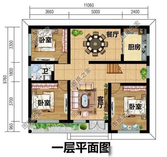 115平二层自建房,人见人爱,浓浓的农村气息|户型图|别墅|层高_网易