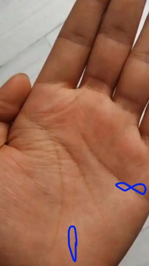 事业有岛纹,大器晚成